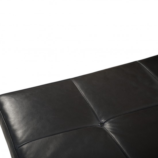 Poul Kjærholm PK81 daybed i sort læder 1980'erne