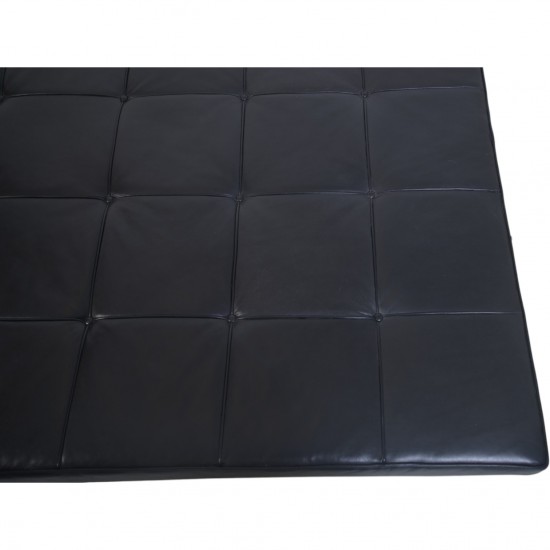 Poul Kjærholm PK81 daybed i sort læder 1980'erne