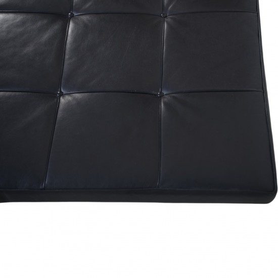 Poul Kjærholm PK81 daybed i sort læder 1980'erne