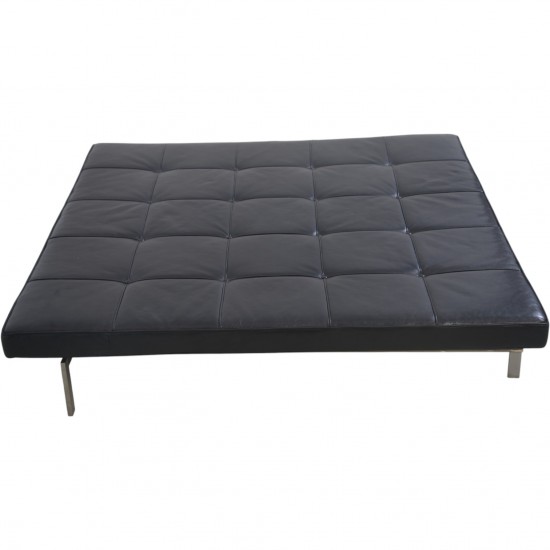 Poul Kjærholm PK81 daybed i sort læder 1980'erne
