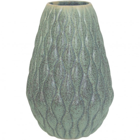 Anders Børgesen grøn vase H: 21Cm