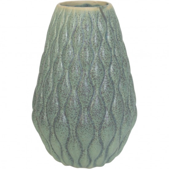 Anders Børgesen grøn vase H: 21Cm