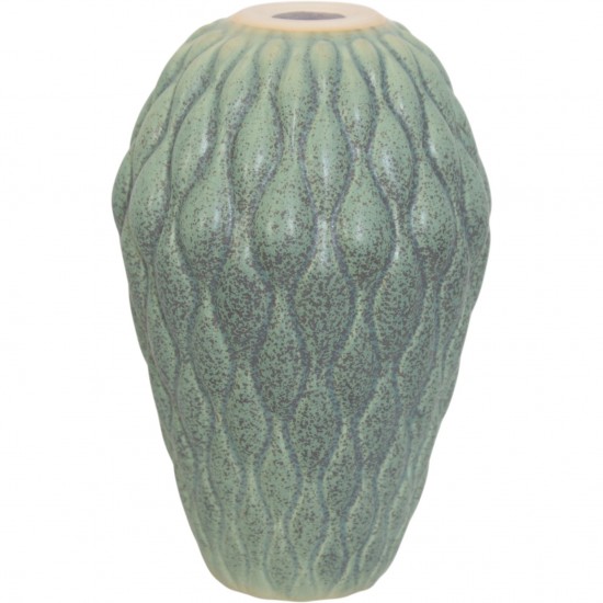 Anders Børgesen grøn vase H: 21Cm
