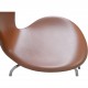 Set of 6 Arne Jacobsen Seven chairs in walnut classic leather 1979