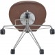 Arne Jacobsen 3117 office chair in mokka classic leather 1997