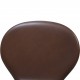 Arne Jacobsen 3117 office chair in mokka classic leather 1997