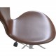 Arne Jacobsen 3117 office chair in mokka classic leather 1997