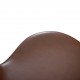 Arne Jacobsen 3117 office chair in mokka classic leather 1997