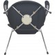 Arne Jacobsen 3207 seven armchair in black classic leather 2010s