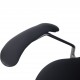 Arne Jacobsen 3207 seven armchair in black classic leather 2010s