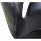 Arne Jacobsen vintage Swan chair in black leather 1960s