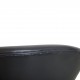Arne Jacobsen vintage Swan chair in black leather 1960s
