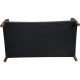Børge Mogensen 2212 2.seater sofa in black leather 1980s