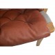 Bruno Mathson Pernilla chair in cognac leather 1990s