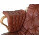Bruno Mathson Pernilla chair in cognac leather 1990s