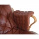 Bruno Mathson Pernilla chair in cognac leather 1990s
