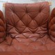 Bruno Mathson Pernilla chair in cognac leather 1990s