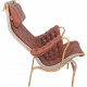 Bruno Mathson Pernilla chair in cognac leather 1990s