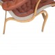 Bruno Mathson Pernilla chair in cognac leather 1990s