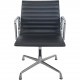 Charles Eames Ea108 chair in black leather 2007