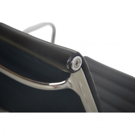 Charles Eames Ea108 chair in black leather 2007