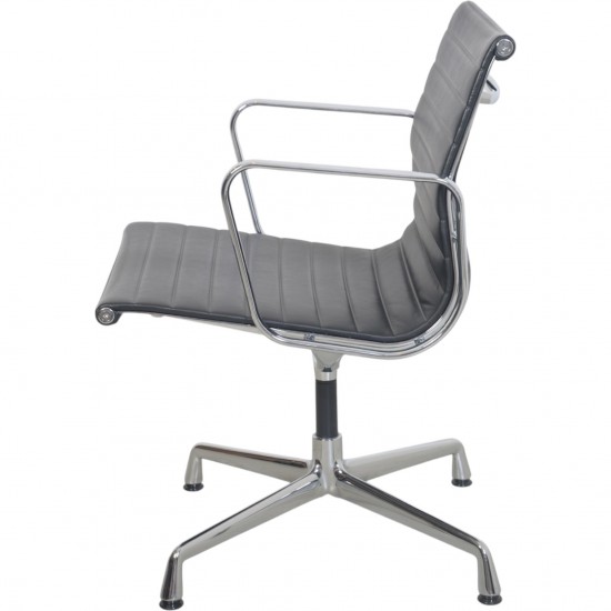 Charles Eames Ea108 chair in black leather 2007