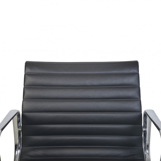 Charles Eames Ea108 chair in black leather 2007