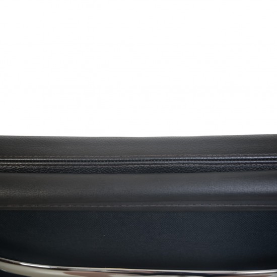 Charles Eames Ea208 chair in black leather 2008