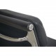 Charles Eames Ea208 chair in black leather 2008