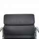 Charles Eames Ea208 chair in black leather 2008