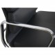 Charles Eames Ea208 chair in black leather 2008