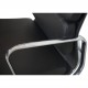 Charles Eames Ea208 chair in black leather 2008
