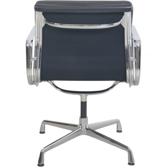 Charles Eames Ea208 chair in black leather 2008