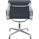 Charles Eames Ea208 chair in black leather 2008