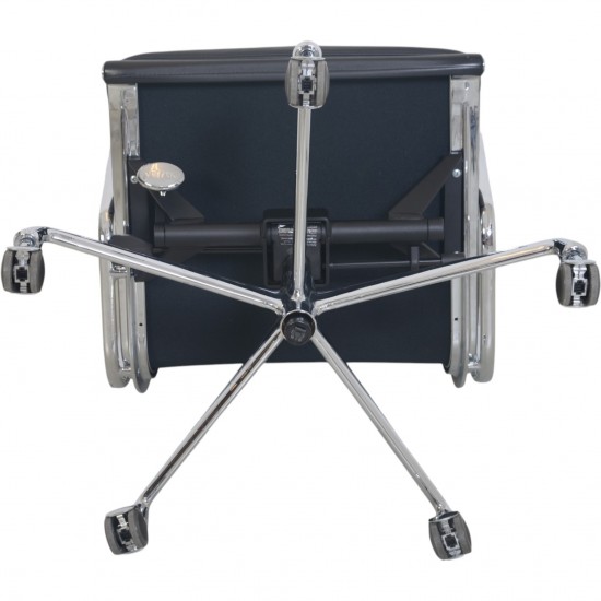 Charles Eames Ea217 office chair in black leather 2011