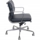Charles Eames Ea217 office chair in black leather 2011