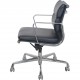 Charles Eames Ea217 office chair in black leather 2011