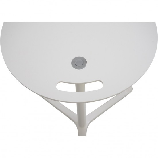 Fritz Hansen white little friend table 2015