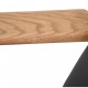 Hans Wegner GE290 chair in oak and black leather 1980s