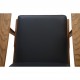 Hans Wegner GE290 chair in oak and black leather 1980s