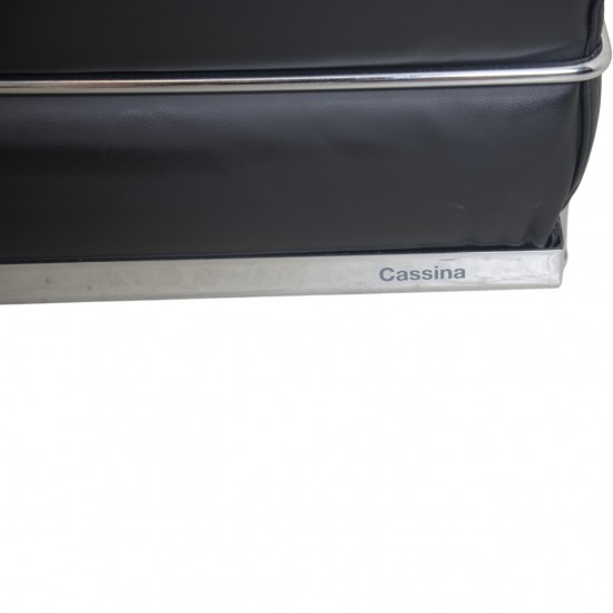 Le Corbusier LC2 stol i sort læder 2000'erne