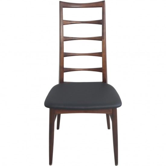 Sæt af 6 Ib Kofoed Larsen Lis stole i bejdset bøg 1960'erne