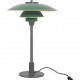 Poul Henningsen grøn PH3/2 bordlampe 1930'erne