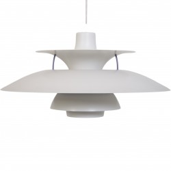 Poul Henningsen hvid PH5 pendel 1990'erne