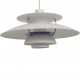 Poul Henningsen hvid PH5 pendel 1990'erne