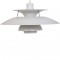 Poul Henningsen hvid PH5 pendel 1990'erne