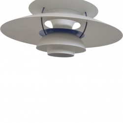 Poul Henningsen hvid PH5 pendel 1990'erne