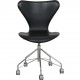 Arne Jacobsen 3117 kontorstol i sort Essential læder