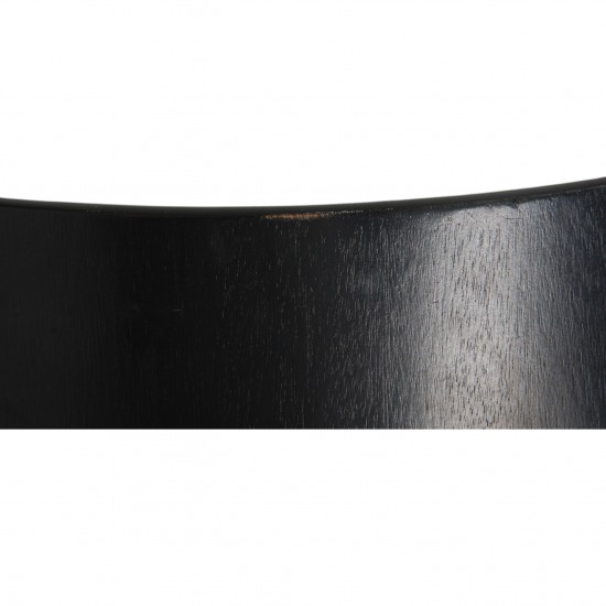 Sæt med 4 sorte Arne Jacobsen Syver stole