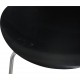 Sæt med 4 sorte Arne Jacobsen Syver stole